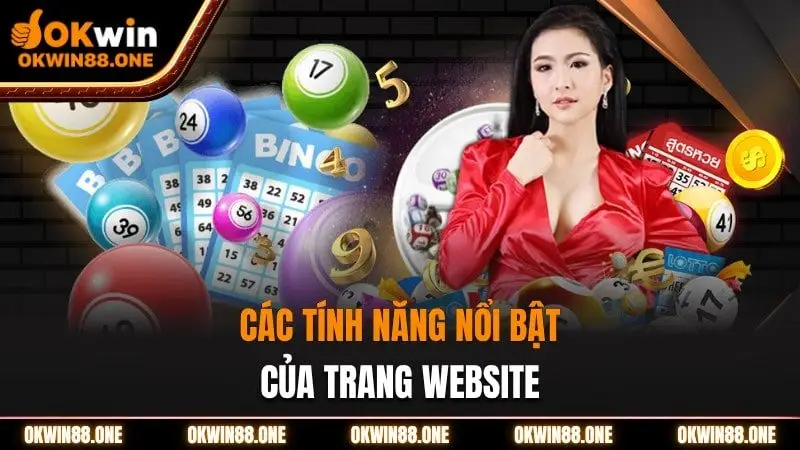 Các tính năng nổi bật của trang 